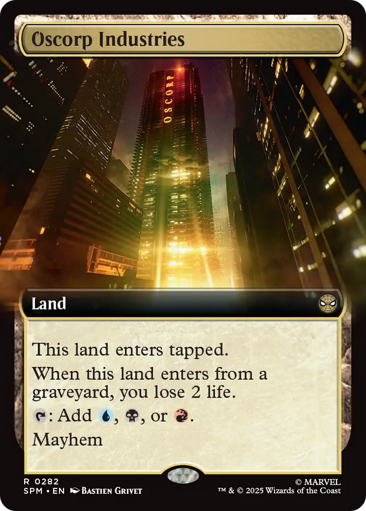 Oscorp Industries (Extended Art) [Marvel's Spider-Man] | Gate City Games LLC