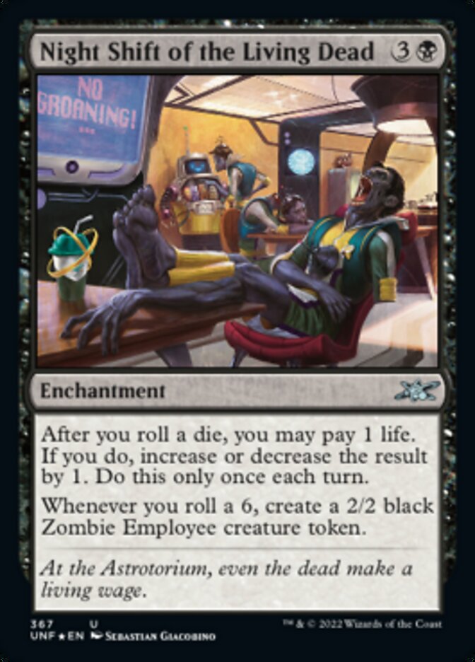 Night Shift of the Living Dead (Galaxy Foil) [Unfinity] | Gate City Games LLC
