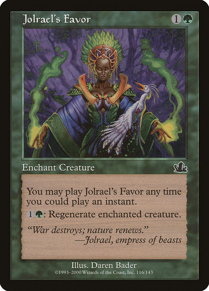 Jolrael's Favor [Prophecy] | Gate City Games LLC