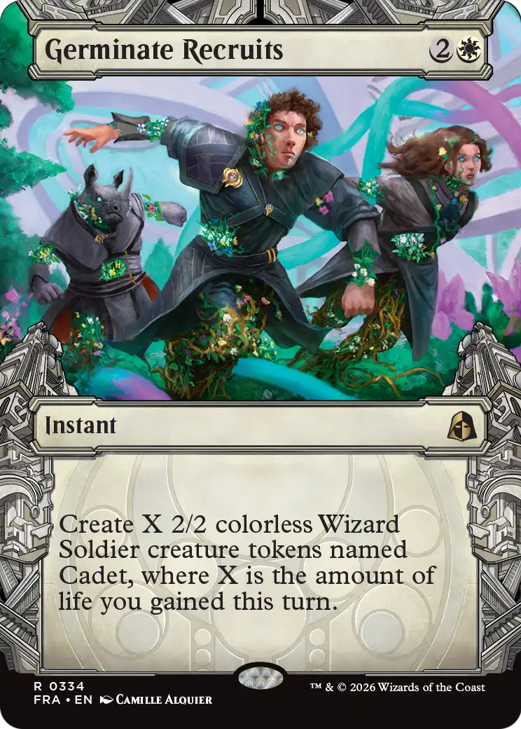 Germinate Recruits (Showcase) [Reality Fracture] | Gate City Games LLC