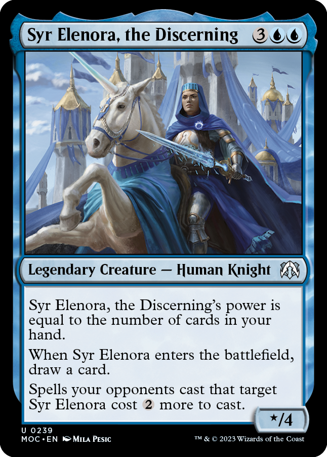 Syr Elenora, the Discerning [March of the Machine Commander] | Gate City Games LLC