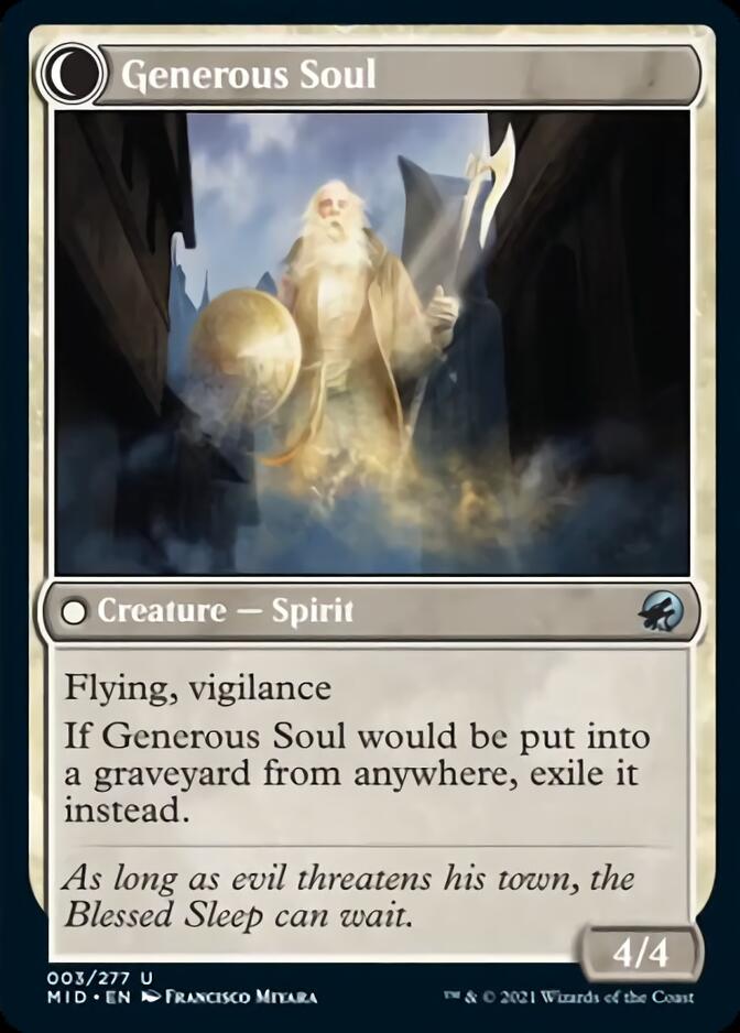 Beloved Beggar // Generous Soul [Innistrad: Midnight Hunt] | Gate City Games LLC