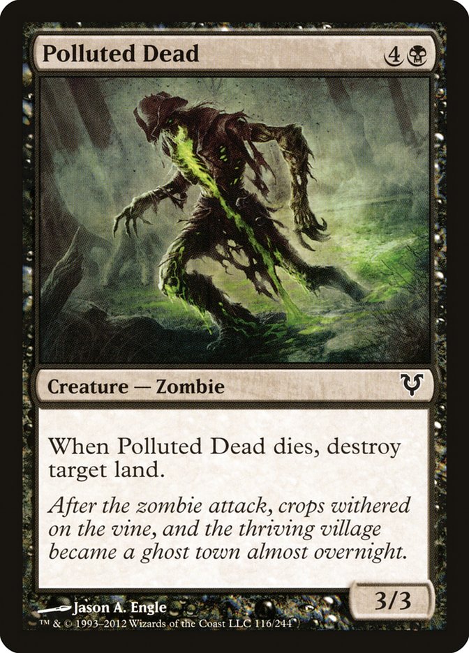 Polluted Dead [Avacyn Restored] | Gate City Games LLC