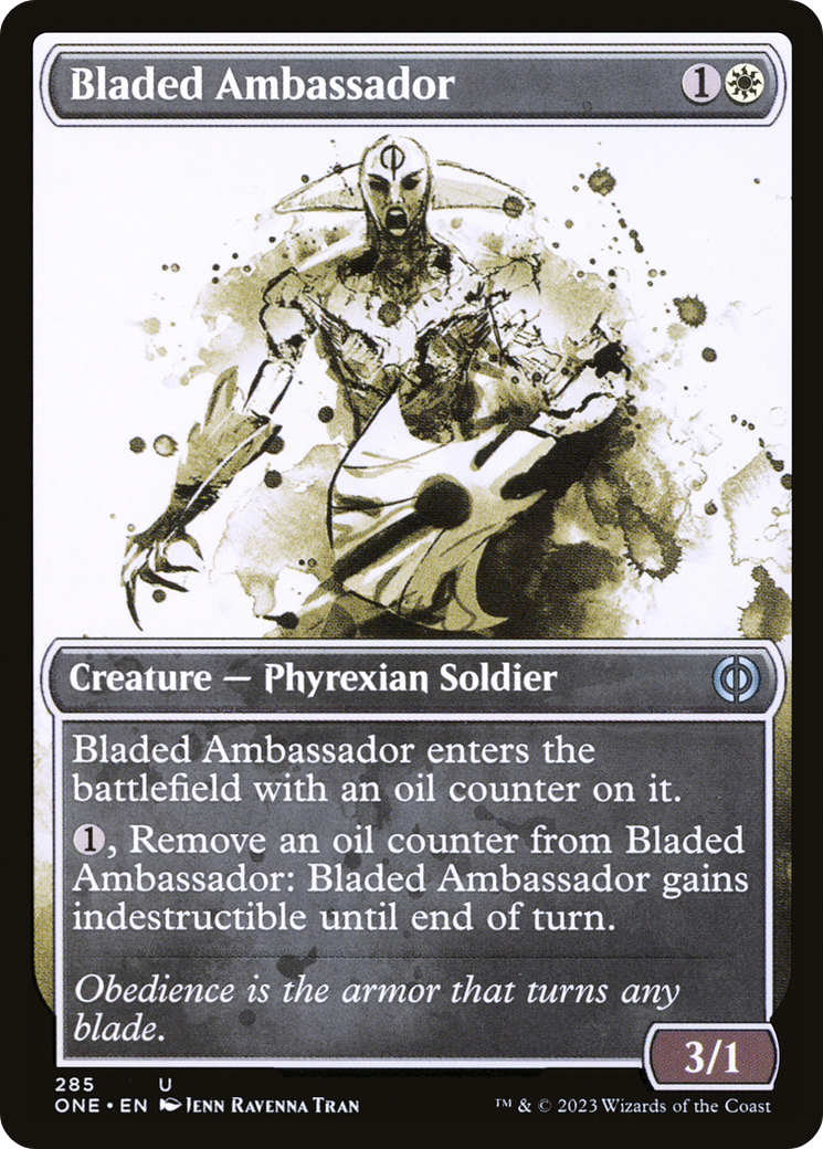 Bladed Ambassador (Showcase Ichor) [Phyrexia: All Will Be One] | Gate City Games LLC