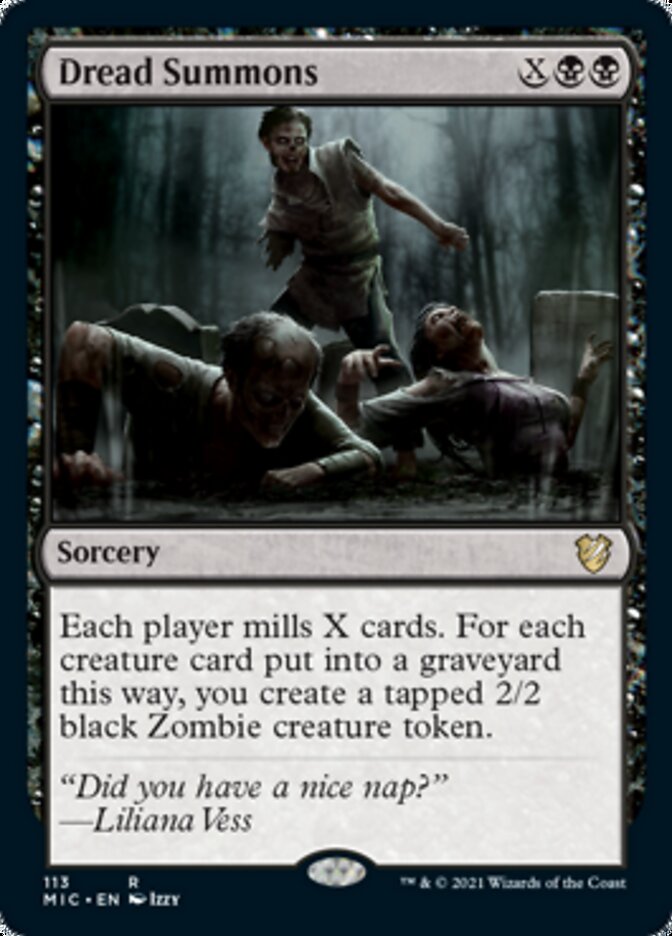 Dread Summons [Innistrad: Midnight Hunt Commander] | Gate City Games LLC