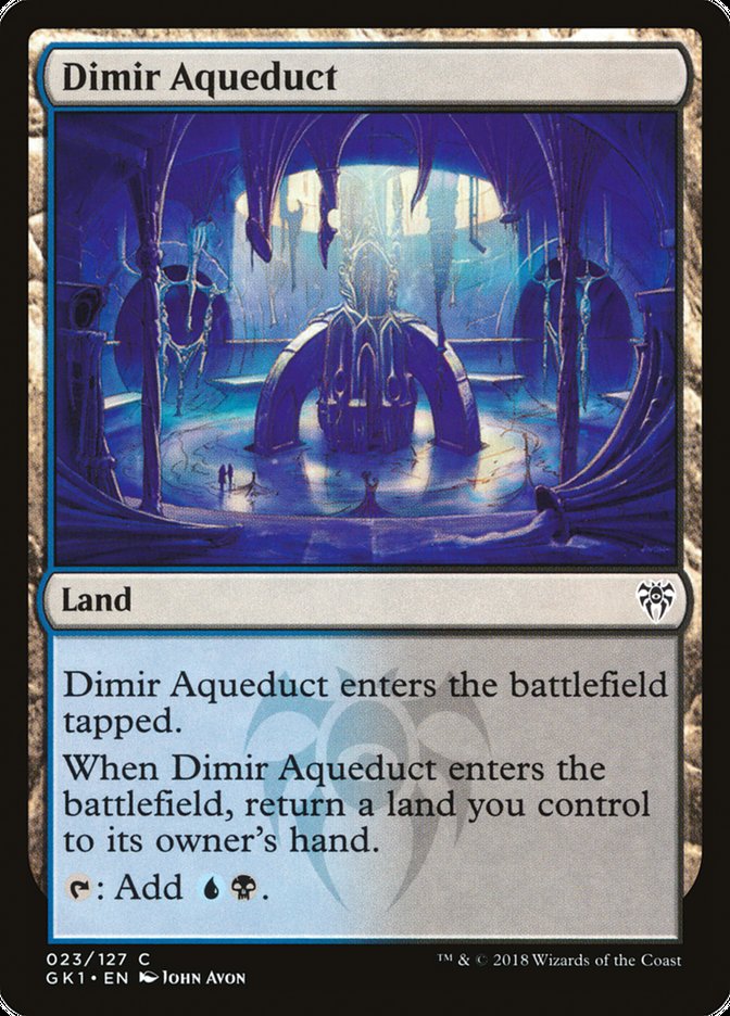 Dimir Aqueduct [Guilds of Ravnica Guild Kit] | Gate City Games LLC