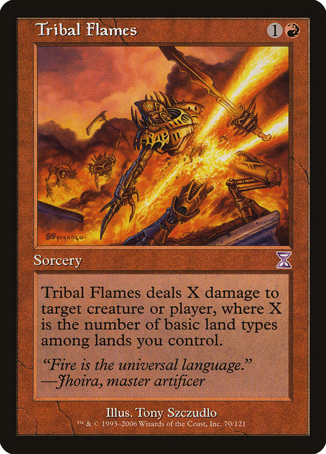 Tribal Flames [Time Spiral Timeshifted] | Gate City Games LLC