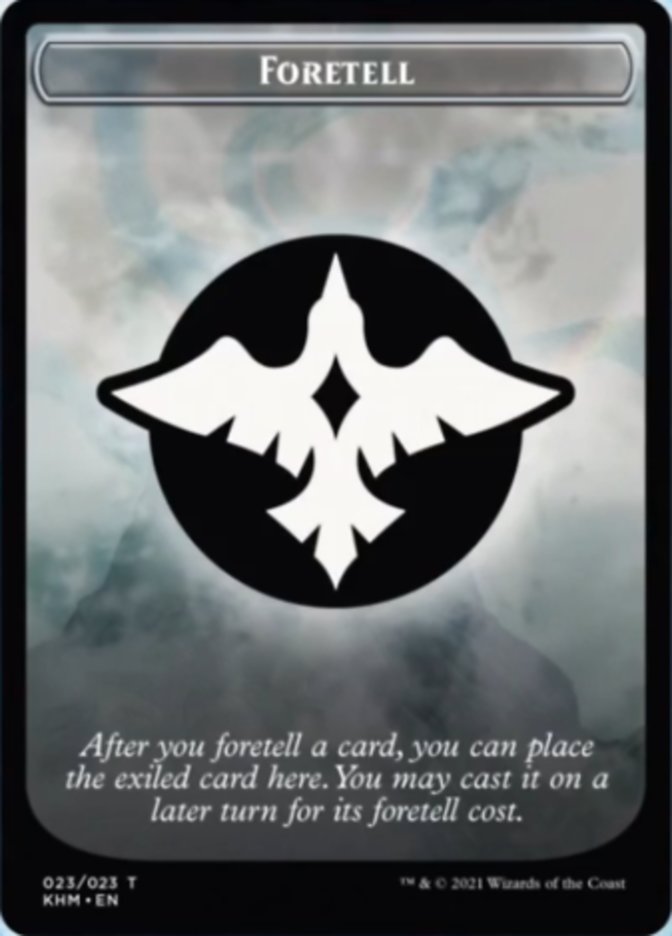 Foretell [Kaldheim Tokens] | Gate City Games LLC