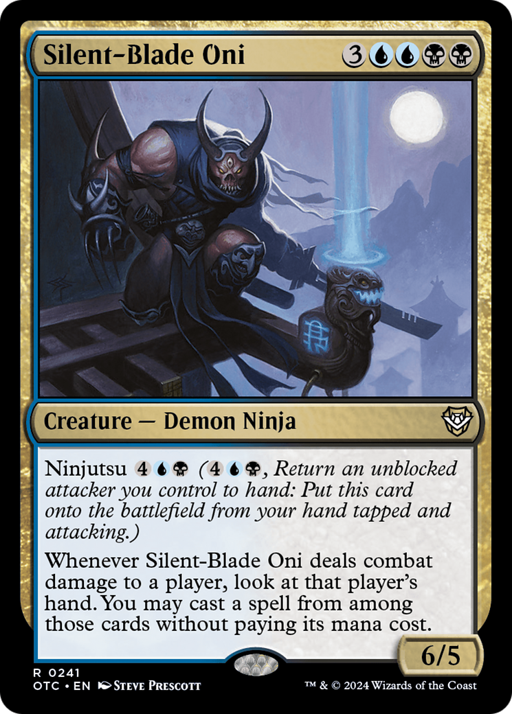 Silent-Blade Oni [Outlaws of Thunder Junction Commander] | Gate City Games LLC