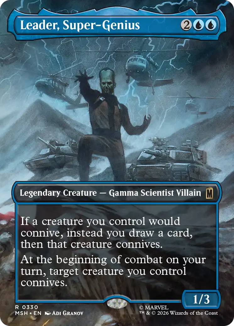 Leader, Super-Genius (Borderless) [Marvel Super Heroes] | Gate City Games LLC