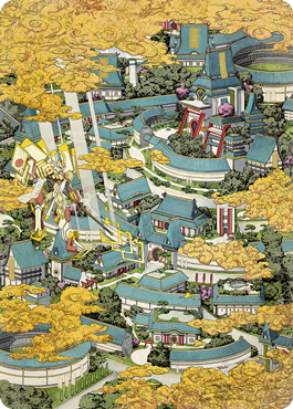 Plains 2 Art Card [Kamigawa: Neon Dynasty Art Series] | Gate City Games LLC