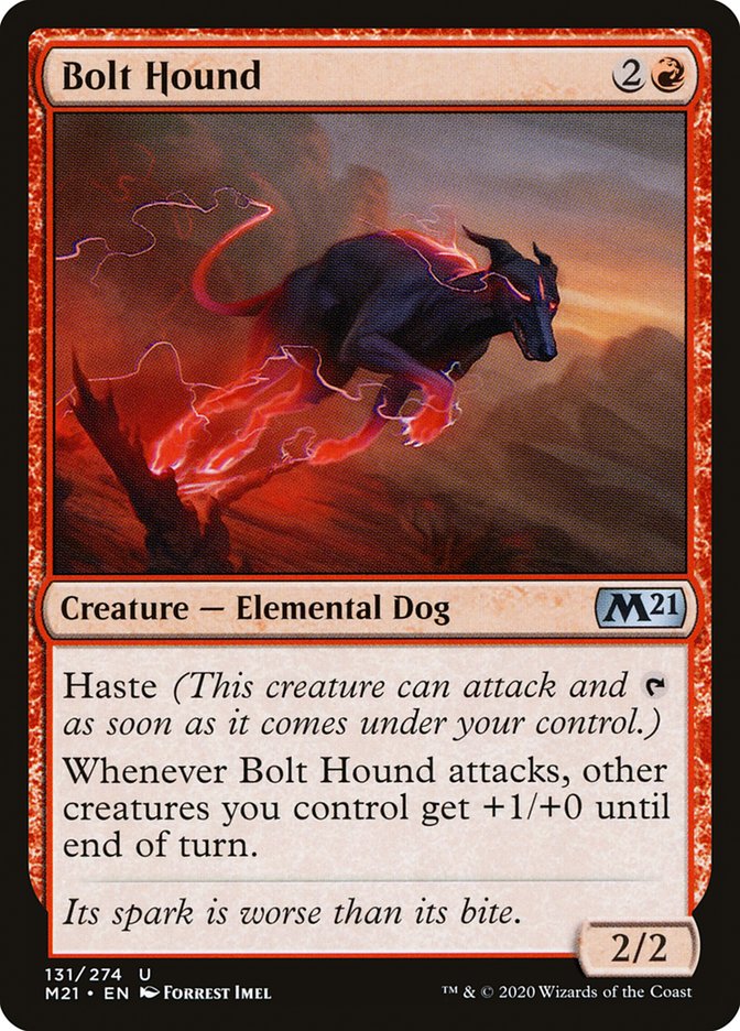 Bolt Hound [Core Set 2021] | Gate City Games LLC