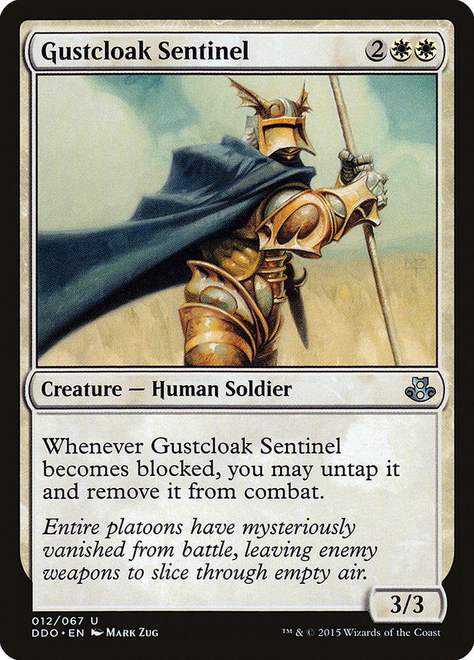 Gustcloak Sentinel [Duel Decks: Elspeth vs. Kiora] | Gate City Games LLC