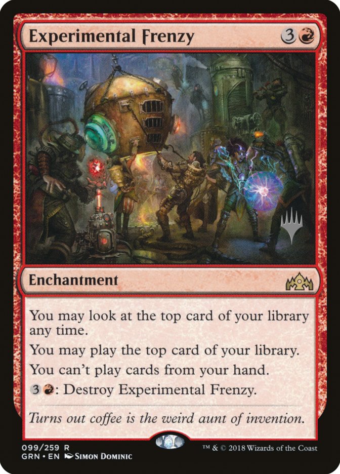 Experimental Frenzy (Promo Pack) [Guilds of Ravnica Promos] | Gate City Games LLC