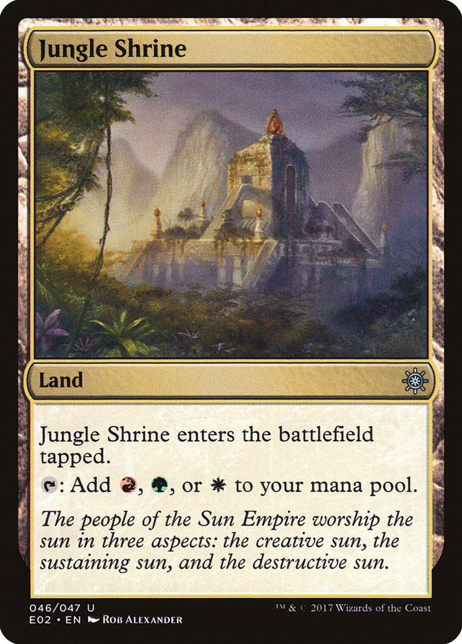 Jungle Shrine [Explorers of Ixalan] | Gate City Games LLC