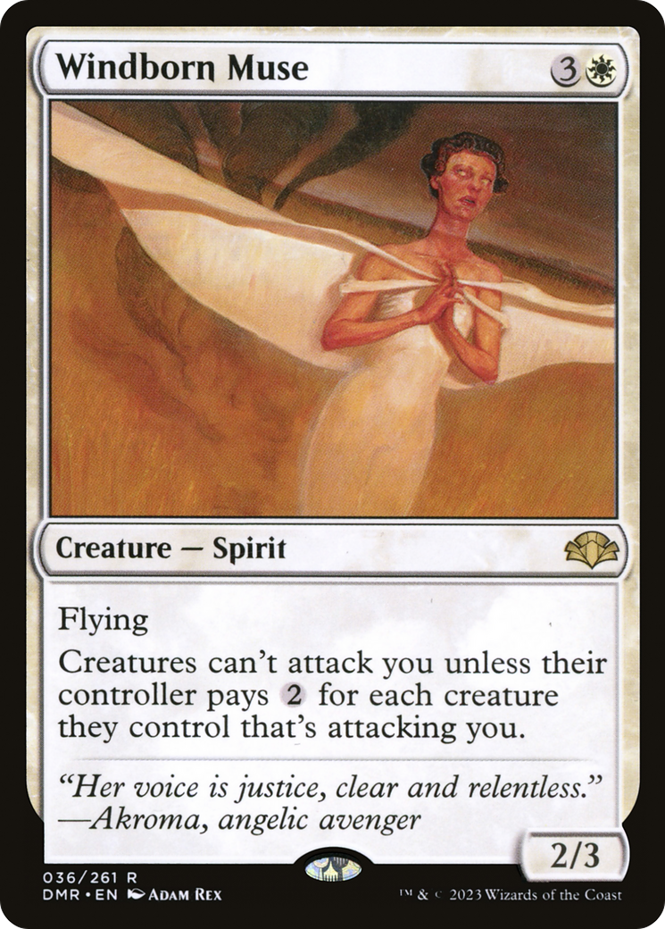 Windborn Muse [Dominaria Remastered] | Gate City Games LLC