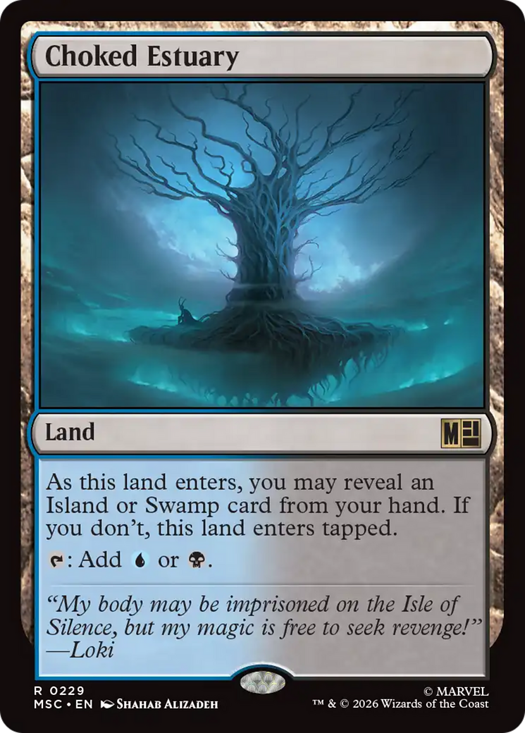 Choked Estuary (Surge Foil) [Marvel Super Heroes Commander] | Gate City Games LLC