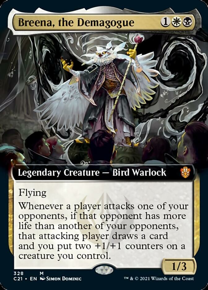 Breena, the Demagogue (Extended Art) [Commander 2021] | Gate City Games LLC