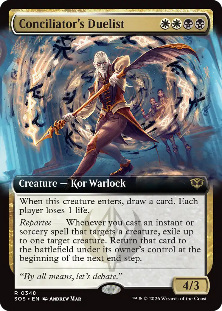 Conciliator's Duelist (Extended Art) [Secrets of Strixhaven] | Gate City Games LLC