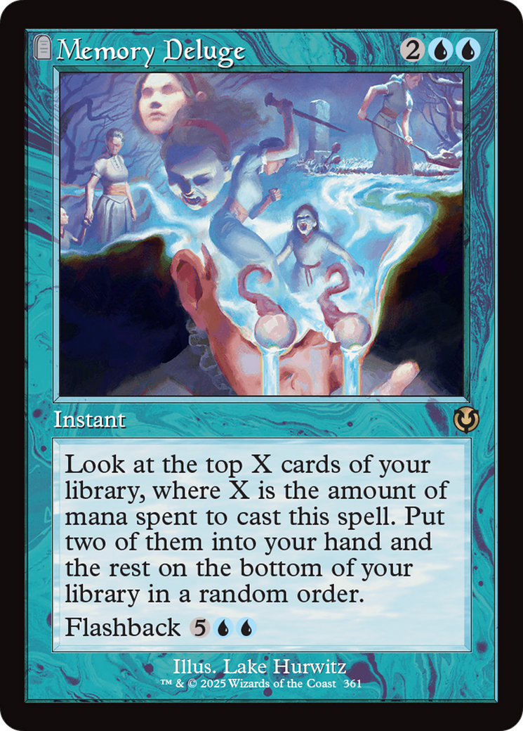 Memory Deluge (Retro Frame) [Innistrad Remastered] | Gate City Games LLC