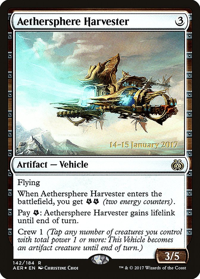 Aethersphere Harvester [Aether Revolt Prerelease Promos] | Gate City Games LLC