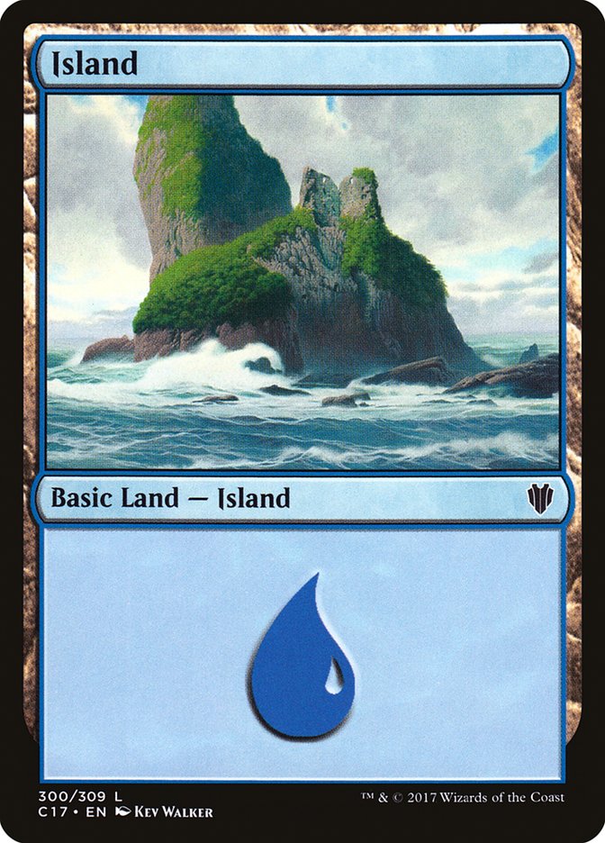 Island (300) [Commander 2017] | Gate City Games LLC