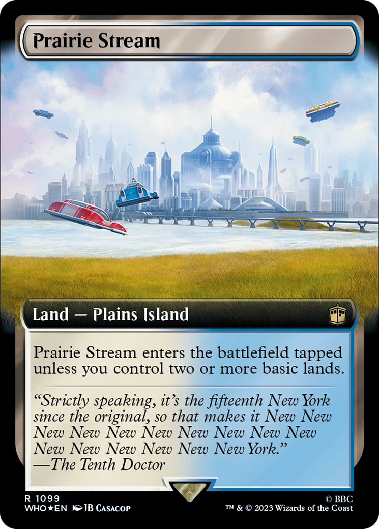 Prairie Stream (Extended Art) (Surge Foil) [Doctor Who] | Gate City Games LLC