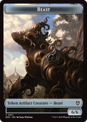Beast (0010) // Beast (0011) Double-Sided Token [Aetherdrift Commander] | Gate City Games LLC