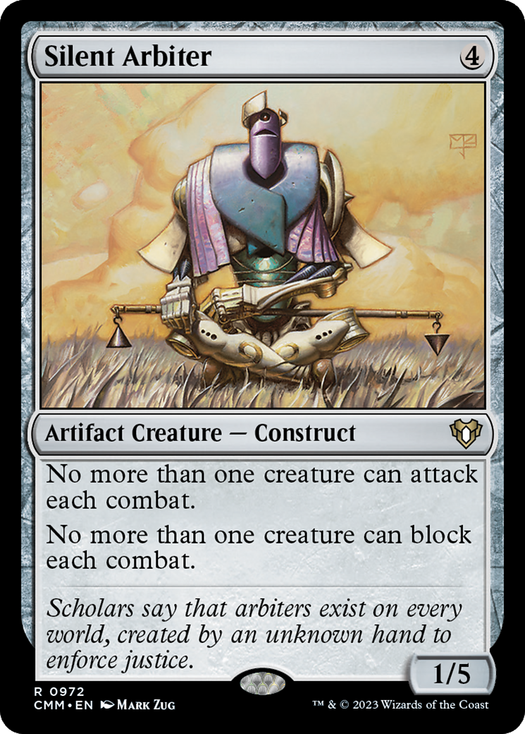 Silent Arbiter [Commander Masters] | Gate City Games LLC