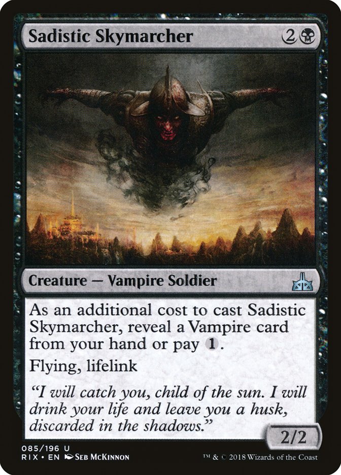 Sadistic Skymarcher [Rivals of Ixalan] | Gate City Games LLC