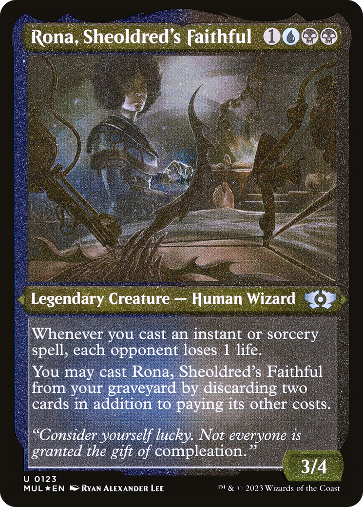 Rona, Sheoldred's Faithful (Foil Etched) [Multiverse Legends] | Gate City Games LLC