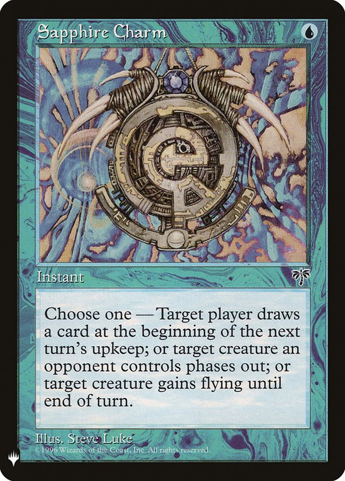 Sapphire Charm [Mystery Booster] | Gate City Games LLC