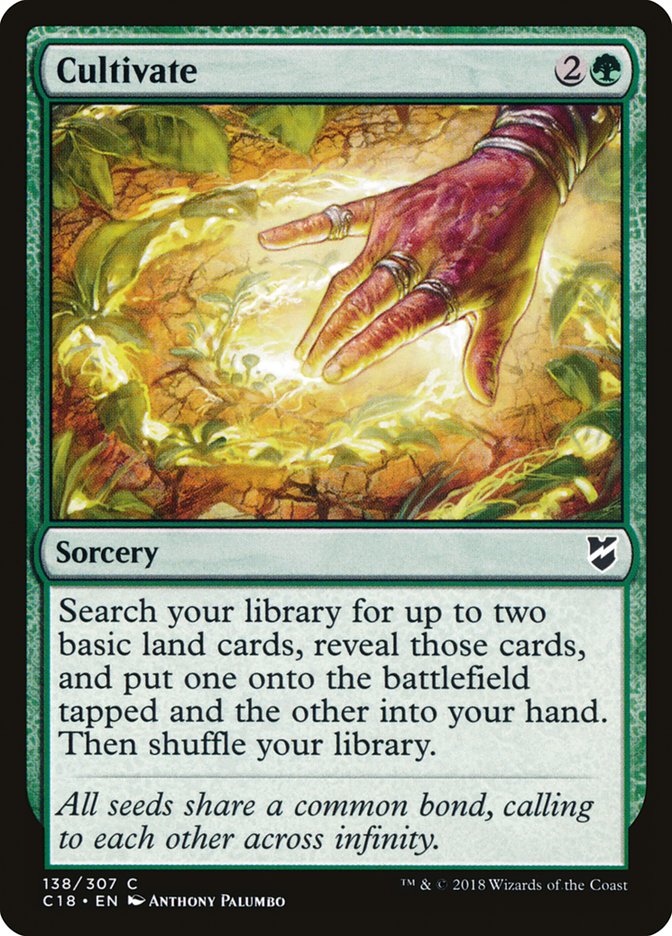 Cultivate [Commander 2018] | Gate City Games LLC