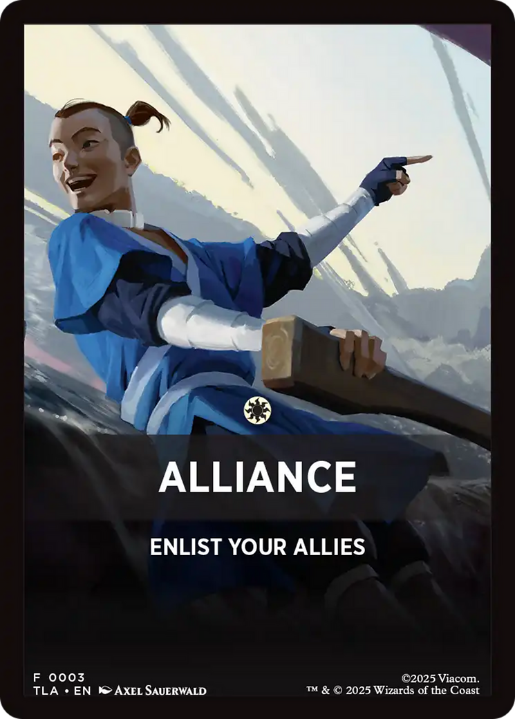 Alliance Theme Card [Avatar: The Last Airbender Tokens] | Gate City Games LLC