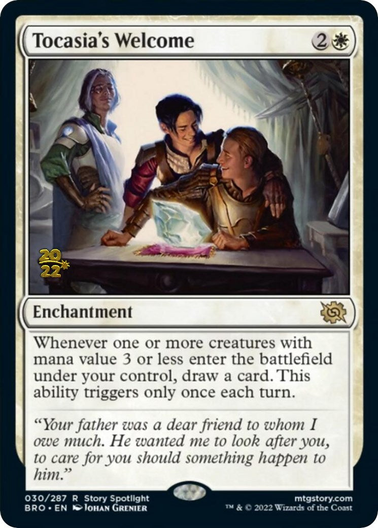 Tocasia's Welcome [The Brothers' War Prerelease Promos] | Gate City Games LLC