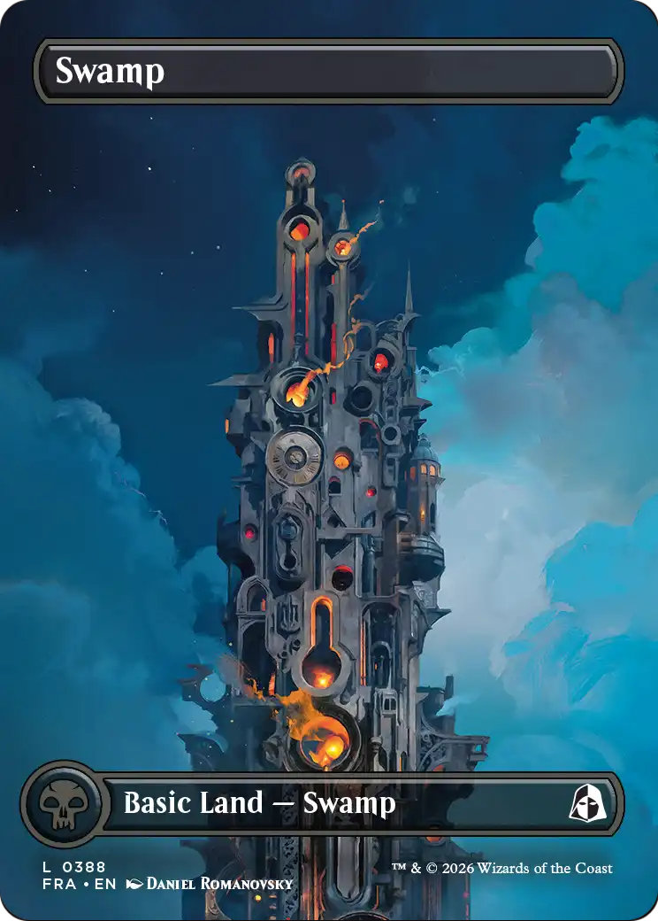 Swamp (Borderless) (0388) [Reality Fracture] | Gate City Games LLC