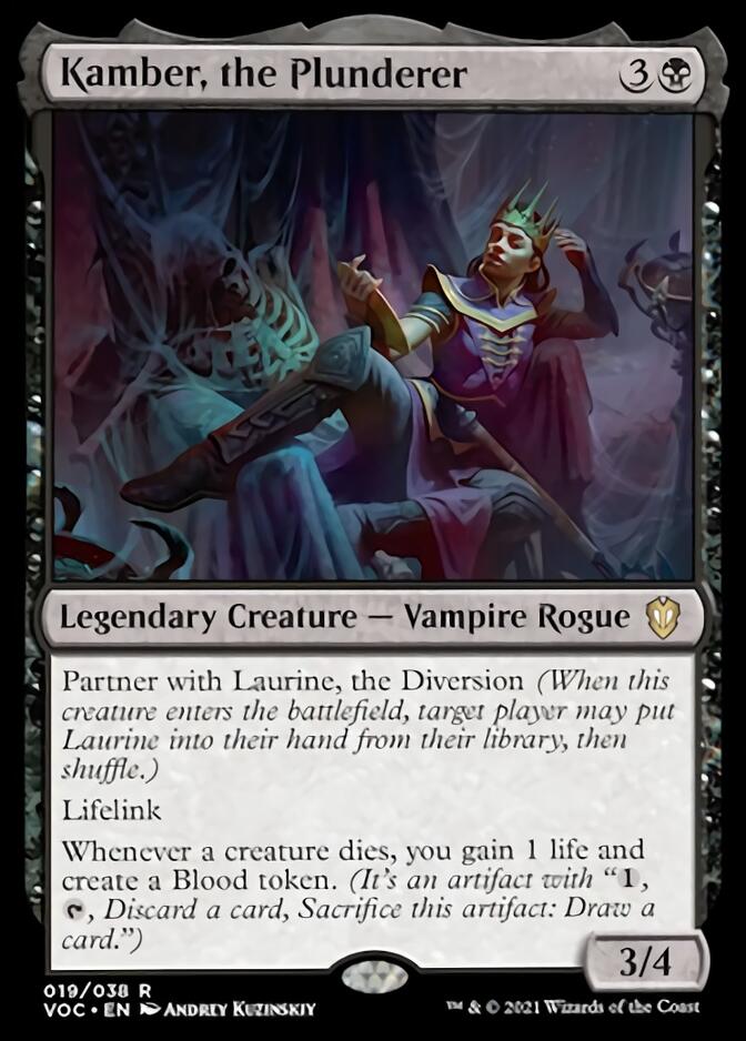 Kamber, the Plunderer [Innistrad: Crimson Vow Commander] | Gate City Games LLC