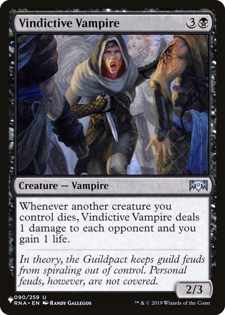 Vindictive Vampire [The List] | Gate City Games LLC