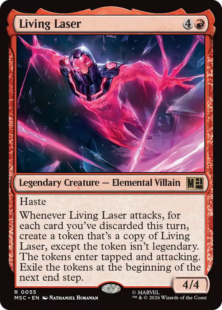 Living Laser (Surge Foil) [Marvel Super Heroes Commander] | Gate City Games LLC