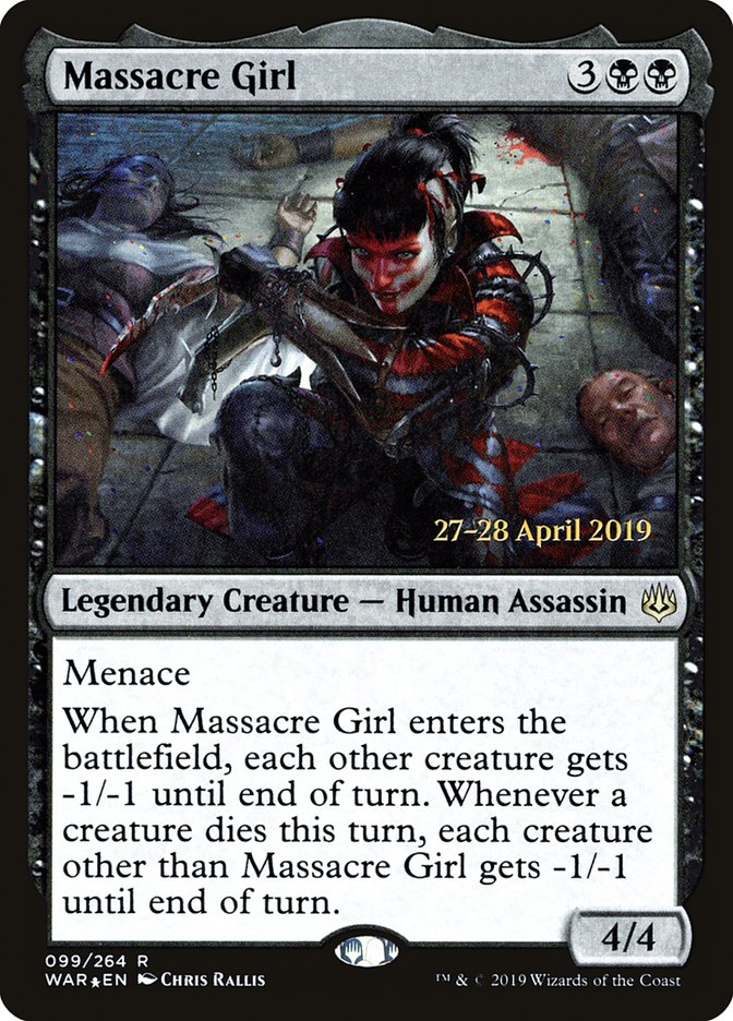 Massacre Girl [War of the Spark Prerelease Promos] | Gate City Games LLC