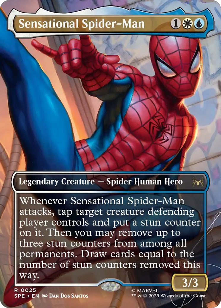 Sensational Spider-Man (Borderless) [Marvel's Spider-Man: Eternal-Legal] | Gate City Games LLC