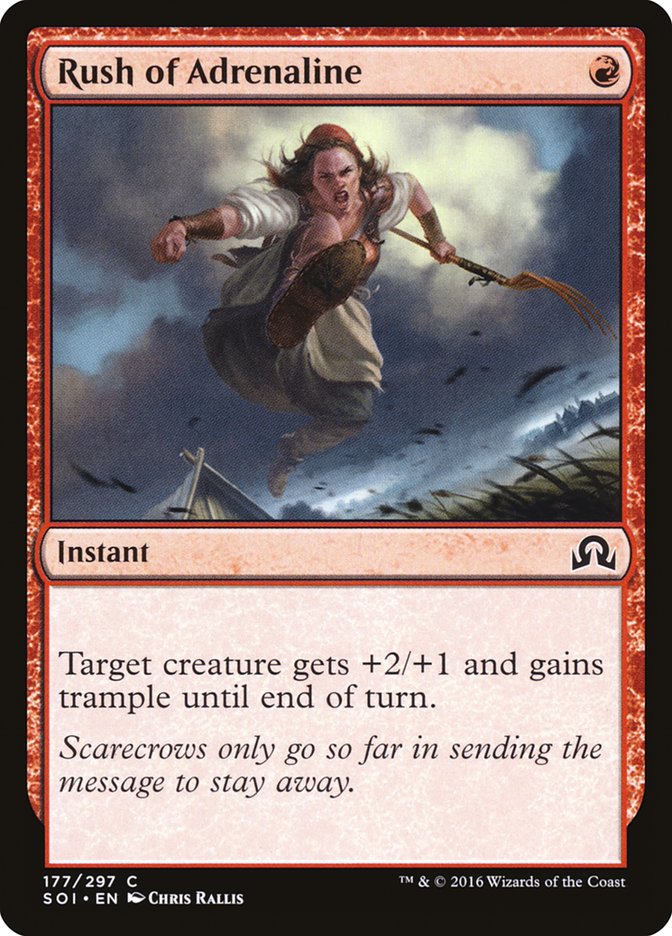 Rush of Adrenaline [Shadows over Innistrad] | Gate City Games LLC