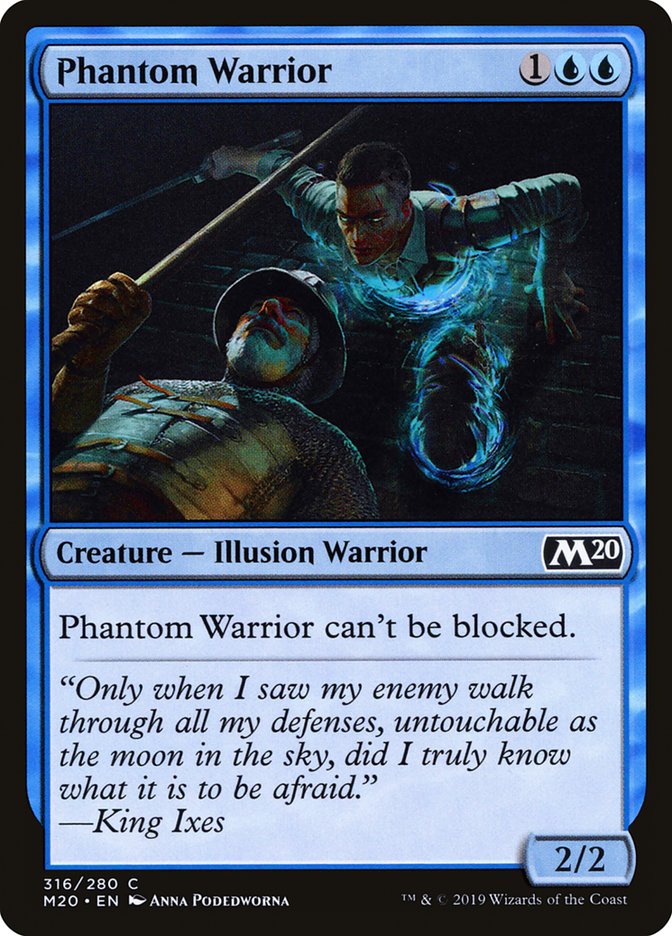 Phantom Warrior [Core Set 2020] | Gate City Games LLC