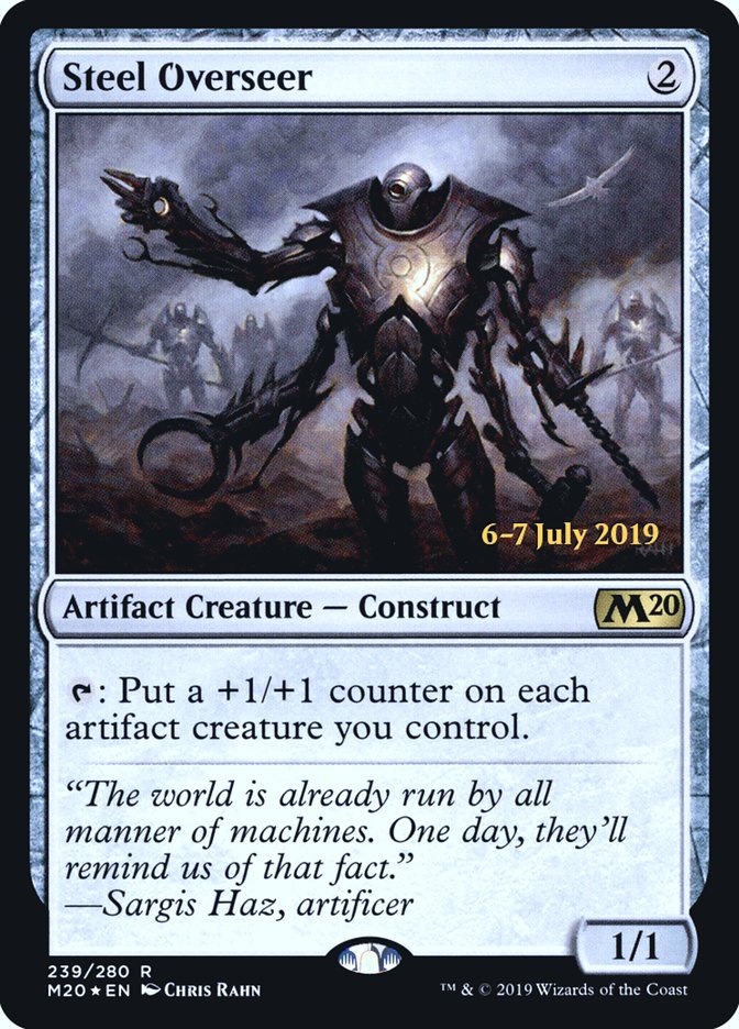 Steel Overseer [Core Set 2020 Prerelease Promos] | Gate City Games LLC