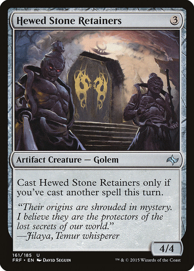 Hewed Stone Retainers [Fate Reforged] | Gate City Games LLC