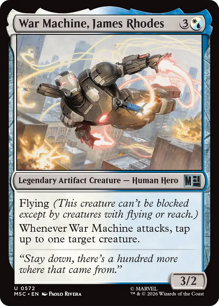 War Machine, Avenging Arsenal (Surge Foil) [Marvel Super Heroes Commander] | Gate City Games LLC