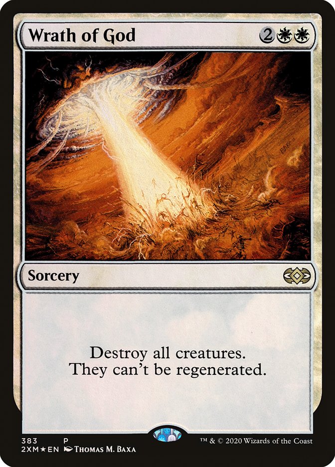 Wrath of God (383) [Double Masters Promos] | Gate City Games LLC