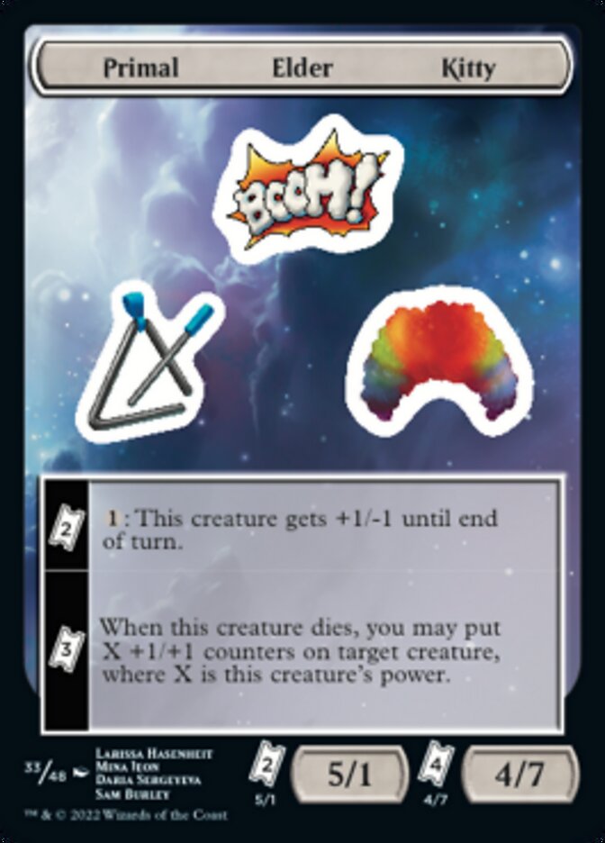 Primal Elder Kitty [Unfinity Stickers] | Gate City Games LLC
