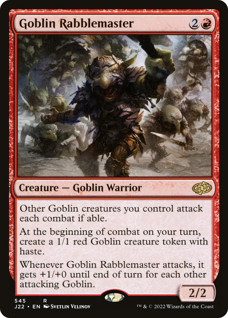 Goblin Rabblemaster [Jumpstart 2022] | Gate City Games LLC