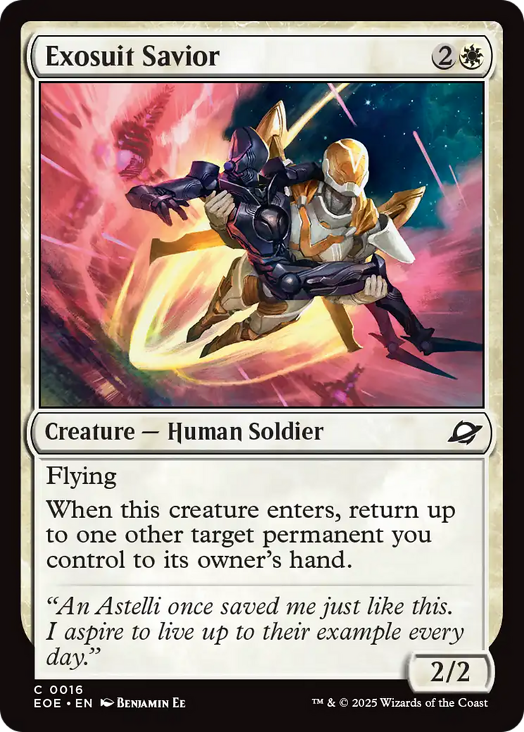 Exosuit Savior [Edge of Eternities] | Gate City Games LLC